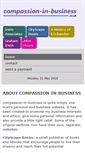 Mobile Screenshot of compassion-in-business.co.uk