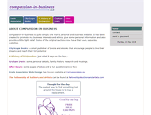 Tablet Screenshot of compassion-in-business.co.uk